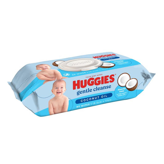 Huggies Coconut Scented Baby Wipes - 80 Count-Auzzi Store