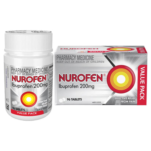 Nurofen Ibuprofen Pain Relief Tablets - 200mg, 96 Pack-Auzzi Store