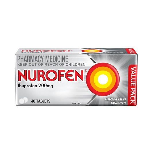 Nurofen Pain Relief Tablets 200mg - 48 Pack-Auzzi Store