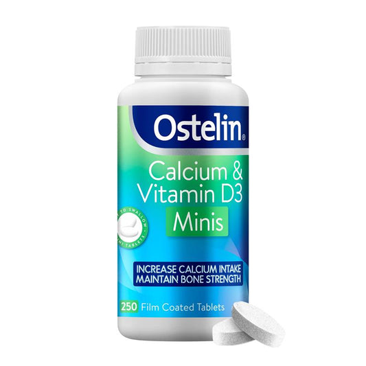 Ostelin Calcium & Vitamin D 250 Mini Tablets for Strong Bones