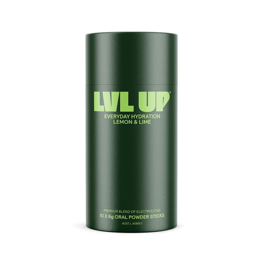 Lvl Up Everyday Hydration Sticks - Lemon Lime (10 Pack)