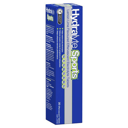 Hydralyte Sports Lemon Lime Effervescent Electrolyte Tablets - 20 Count - Auzzi Store
