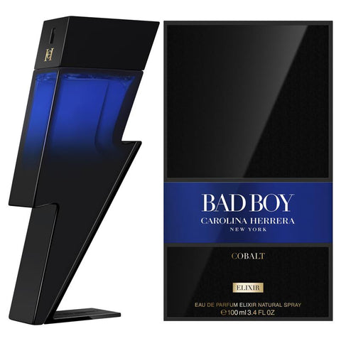 Carolina Herrera Bad Boy Cobalt Elixir Eau De Parfum 100ml - Ultimate Fragrance Statement - Auzzistore