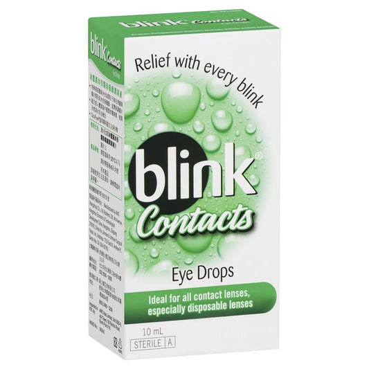 Blink Contacts Eye Drops 10ml - Comfort for Contact Lens Wearers-Auzzi Store