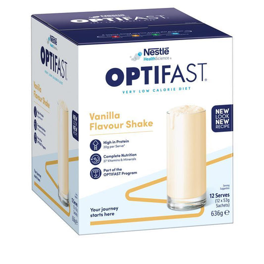 Optifast VLCD Shake Vanilla - 12 x 53g-Auzzi Store