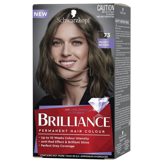 Schwarzkopf Brilliance Cool Browns 73 Frosty Brown - Permanent Hair Colour