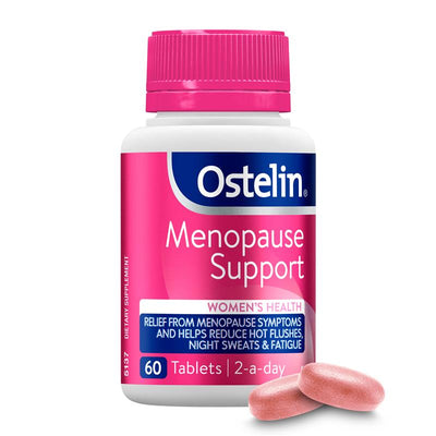 Ostelin Menopause Support 60 Tablets - Relief for Menopause Symptoms