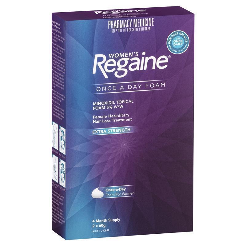 Regaine Women's Extra Strength Minoxidil Foam Hair Regrowth Treatment 2 x 60g-Auzzi Store