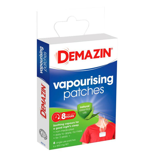 Demazin Vapourising Patches 6 Pack - Soothing Sleep Aid - Auzzi Store