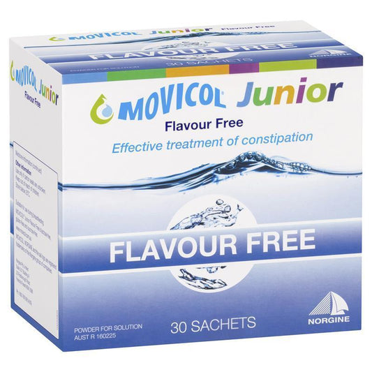 Movicol Junior Flavour Free 30 Sachets - Gentle Constipation Relief-Auzzi Store