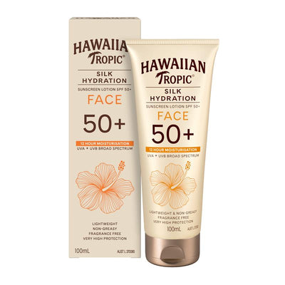 Hawaiian Tropic SPF 50+ Silk Hydration Face - 100ml