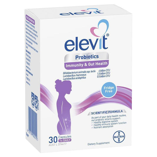 Elevit Probiotics for Immunity & Gut Health - 30 Capsules - Auzzi Store