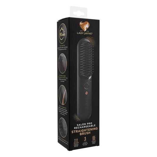Lady Jayne Salon Pro Rechargeable Straightening Brush – view 2 - Auzzistore