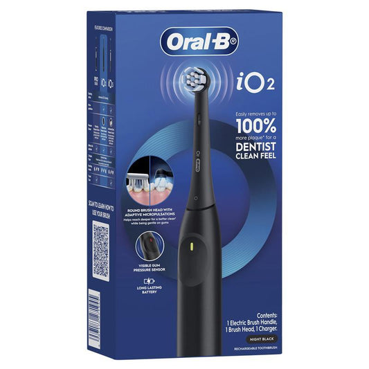 Oral-B iO Series 2 Electric Toothbrush - Black - Auzzistore