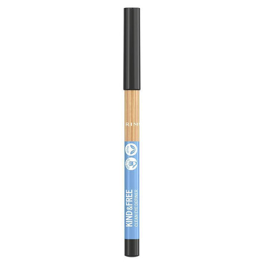 Rimmel London Kind & Free Clean Eyeliner #01 Pitch - 1.2g - Auzzistore