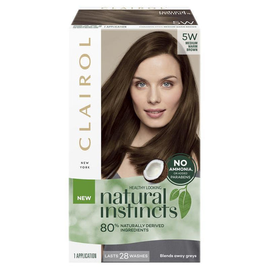 Natural Instincts 5W Medium Warm Brown Semi-Permanent Hair Colour - 60ml