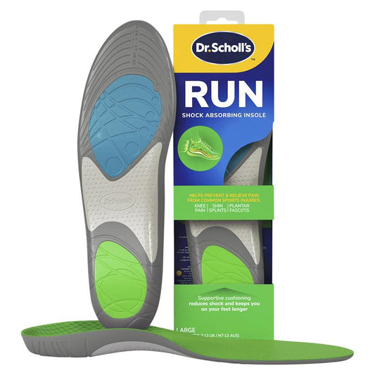 Dr. Scholl's Run Shock Absorbing Insoles - Large | Pain Relief for Runners-Auzzi Store