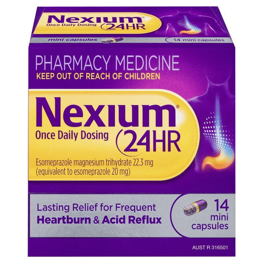 Nexium 24hr 20mg Mini Capsules - 14 Count - Auzzi Store