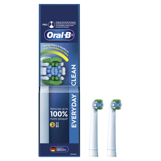 Oral-B Power Toothbrush Everyday Clean Refills 2 Pack-Auzzi Store