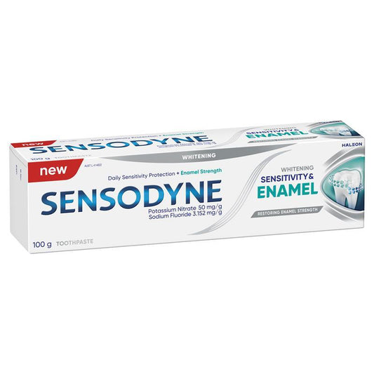 Sensodyne Toothpaste for Sensitivity & Enamel - Whitening (100g)