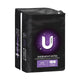 U by Kotex Overnight Long Maxi Pads with Secure Wings, 8-Pads