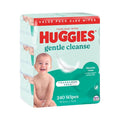 Huggies Fragrance Free Baby Wipes - 3 x 80 Wipes