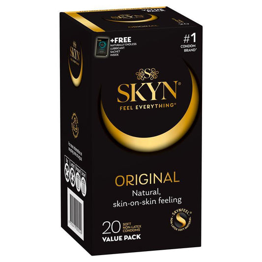 SKYN Original Non-Latex Condoms 20 Pack – Ultra Smooth SKYNFEEL® - Auzzistore
