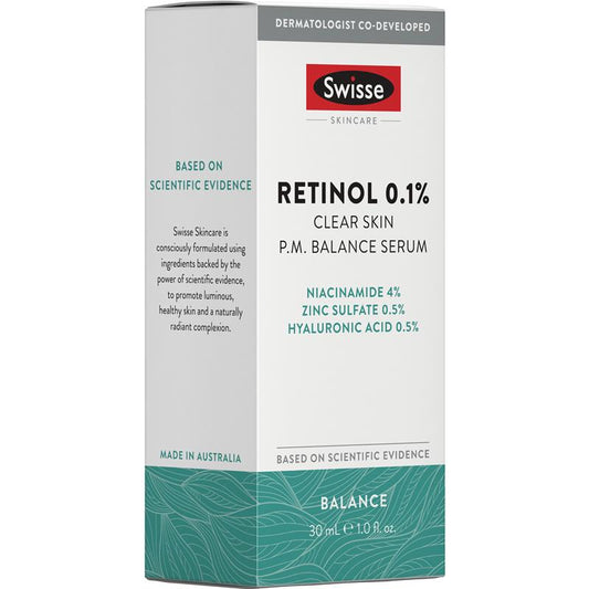 Swisse Skincare Retinol 0.1% Clear Skin PM Balance Serum 30ml – view 2