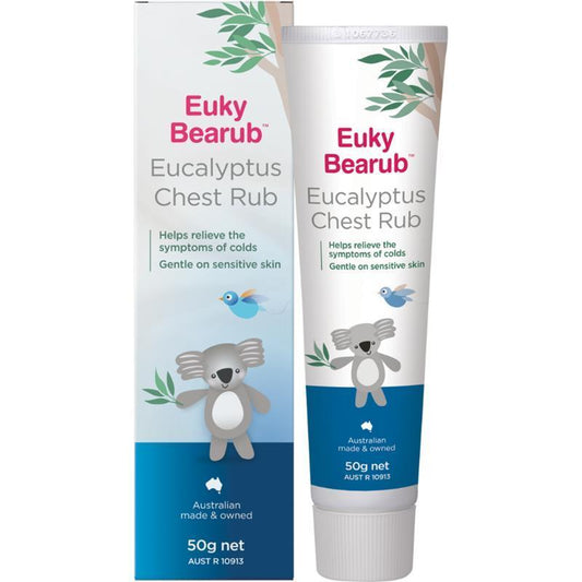 Euky Bearub Eucalyptus Chest Rub 50g - Comfort for Colds-Auzzi Store
