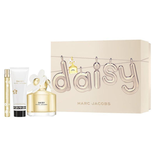 Marc Jacobs Daisy Gift Set: 100ml Eau de Toilette, 75ml Body Lotion & 10ml Pen Spray-Auzzi Store