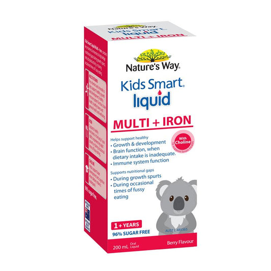 Nature's Way Kids Smart Liquid Multi + Iron - 200ml