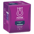 Poise Overnight Incontinence Pads - 8 Pads, 3-in-1 Protection