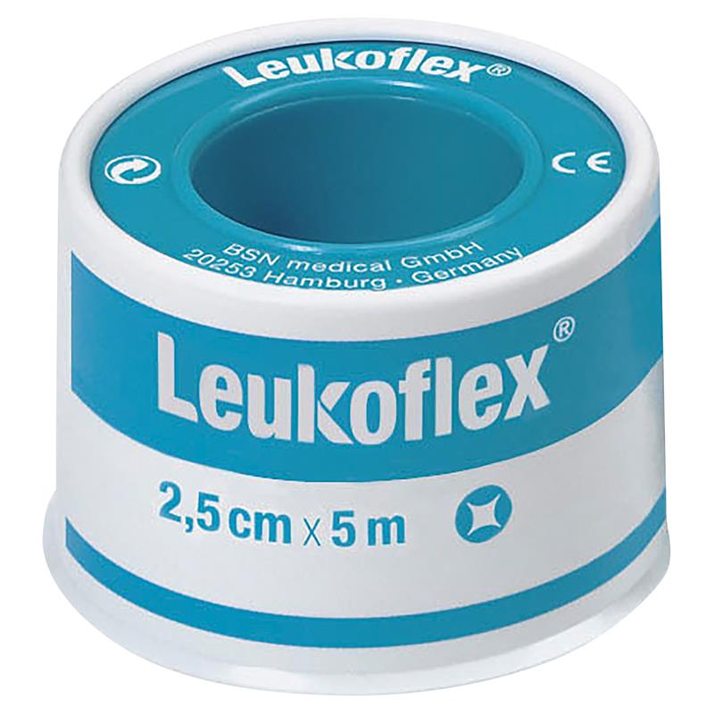 Leukoflex Plastic Medical Tape - 2.5cm x 5m-Auzzi Store
