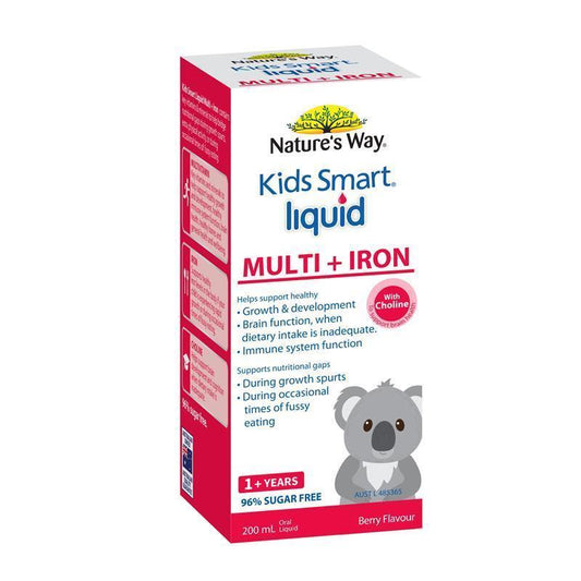 Nature's Way Kids Smart Liquid Multi + Iron - 200ml - Auzzistore