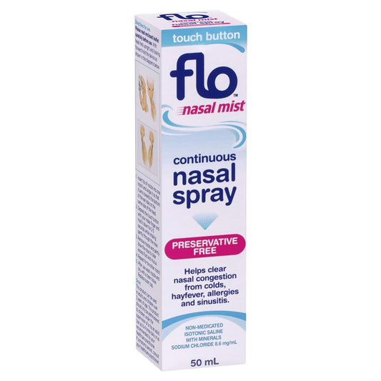 FLO Nasal Mist 50ml - Preservative-Free Relief for Nasal Congestion - Auzzi Store