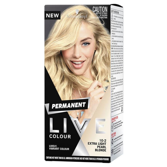 Schwarzkopf LIVE Colour Permanent 10.2 Extra Light Pearl Blonde - 50ml