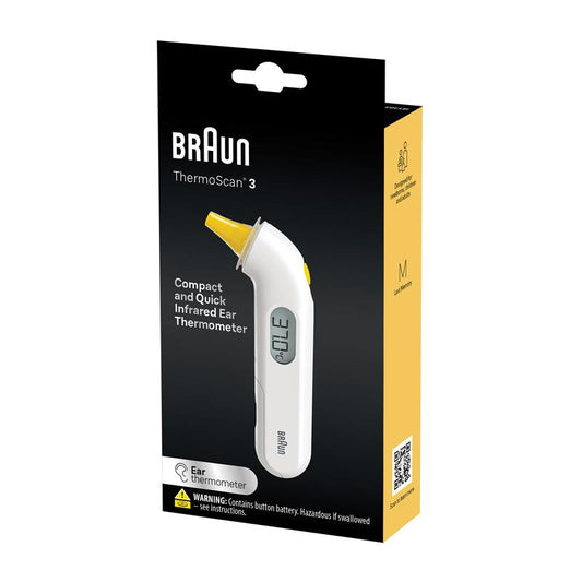 Braun ThermoScan 3 Ear Thermometer - Quick & Accurate Temperature Monitoring – view 2 - Auzzistore