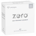 LifeStyles Zero Ultra-Thin 40 Condoms  - Lubricated, Latex