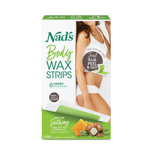 Nad's Body Wax Strips - 20 Strips-Auzzi Store