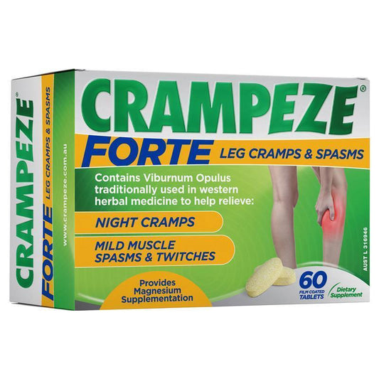 Crampeze Forte Cramp Relief Tablets with Magnesium & Vitamin B5 – 60