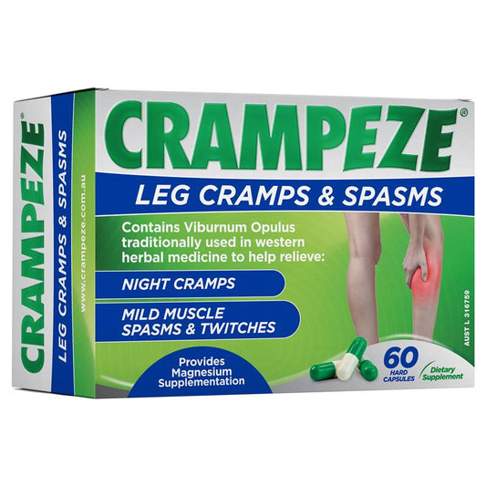 Crampeze 60 Capsules - Ultimate Relief for Leg Cramps & Spasms-Auzzi Store