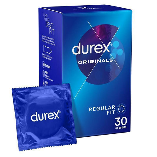 Durex Regular Condoms Original 30 Pack - Reliable Protection & Comfort-Auzzi Store