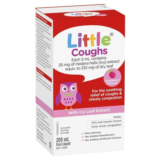 Little Coughs Raspberry - 200ml Soothing Oral Liquid - Auzzi Store