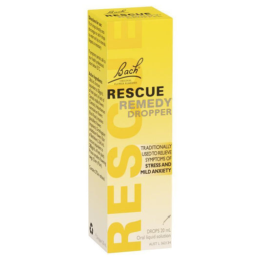 Bach Rescue Remedy 20ml Liquid - Natural Stress Relief