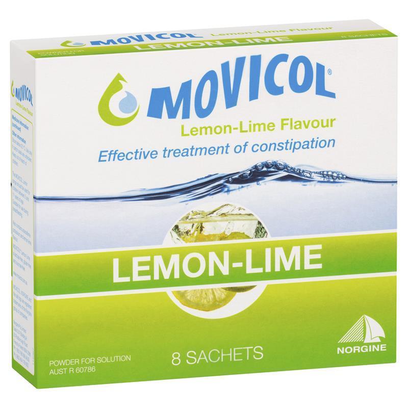 Movicol Lemon Lime Powder Sachets 13g - 8 Pack-Auzzi Store