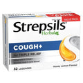 Strepsils Herbal Cough Lozenges Honey Lemon - 32 Pack