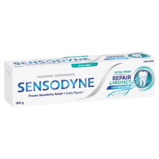 Sensodyne Sensitive Teeth Pain Repair & Protect Extra Fresh Toothpaste 100g - Ultimate Relief for Sensitive Teeth-Auzzi Store