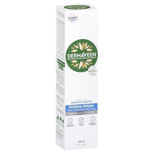 DermaVeen Sensitive Relief Eczema Cream 100mL-Auzzi Store