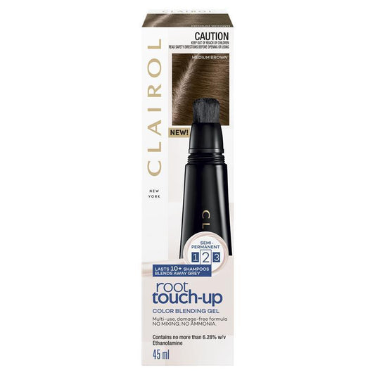 Clairol Root Touch-Up Colour Blending Gel 5 Medium Brown - Quick Grey Coverage - Auzzi Store