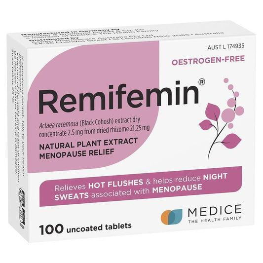 Remifemin Actaea racemosa Menopause Relief Tablets - 100